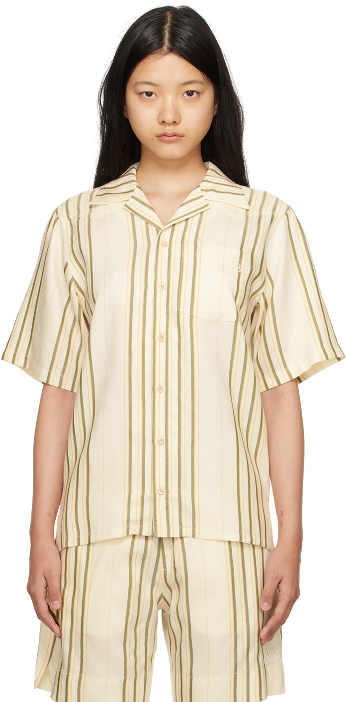 Wales Bonner SSENSE Exclusive Beige Shirt Wales Bonner