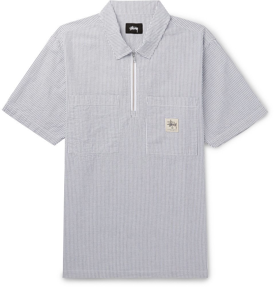 stussy seersucker shirt