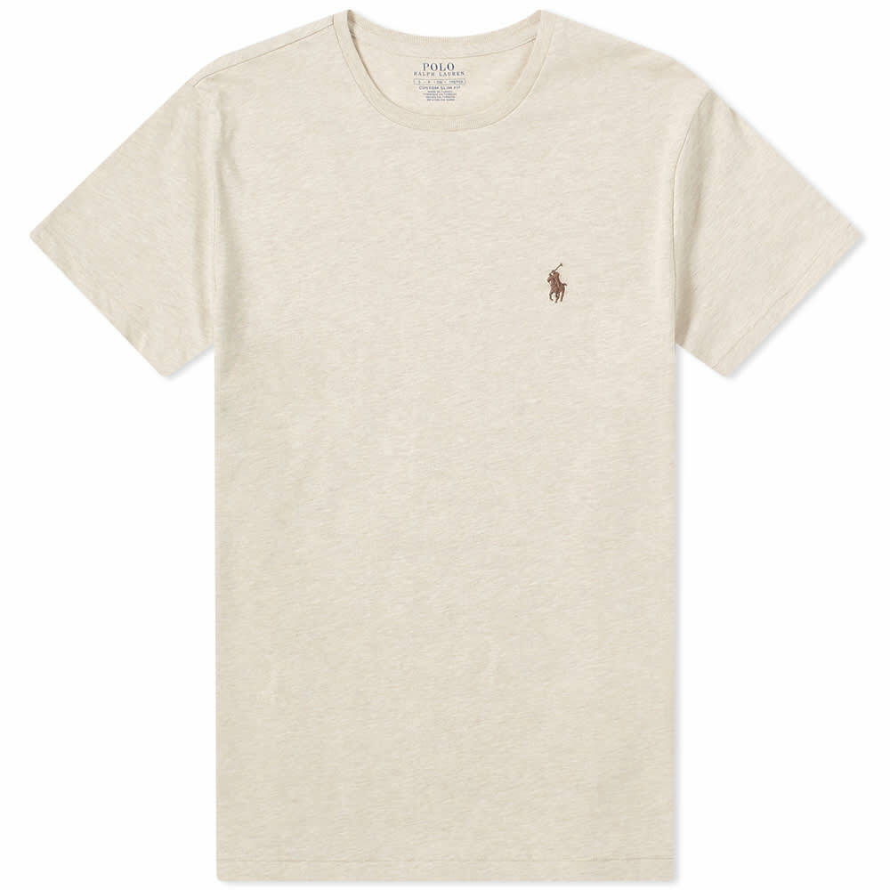 Polo Ralph Lauren Men's Custom Fit TShirt in Expedition Dune Heather Polo Ralph Lauren