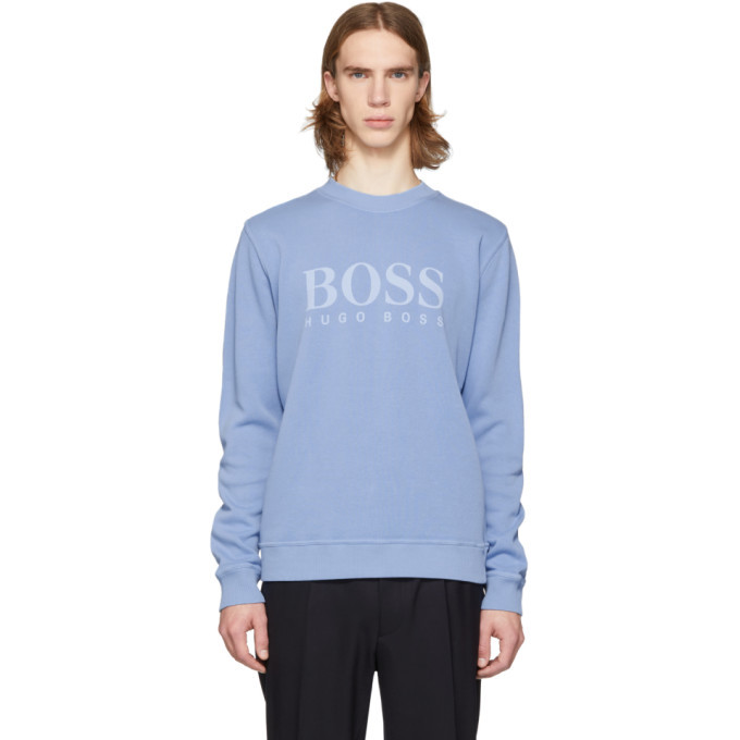 boss blue sweatshirt