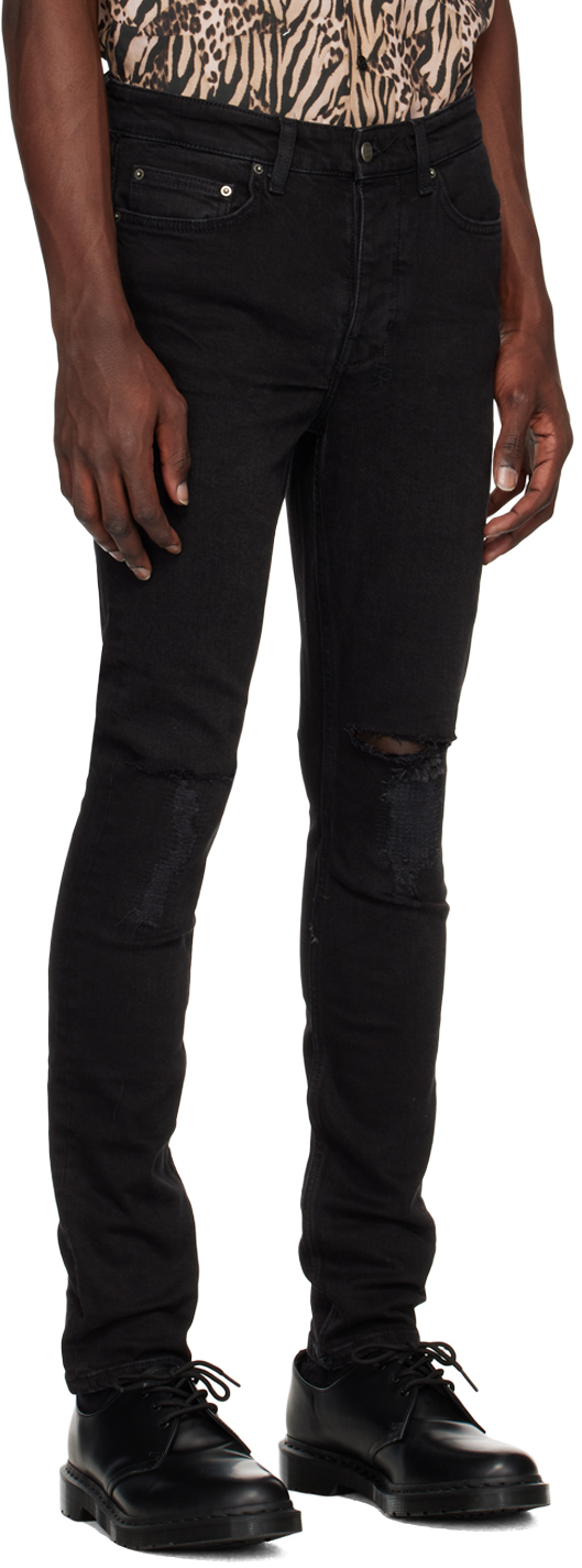 Ksubi Black Chitch Krow Krushed Jeans Ksubi