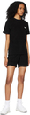 032c Black Terrycloth Topos Shorts