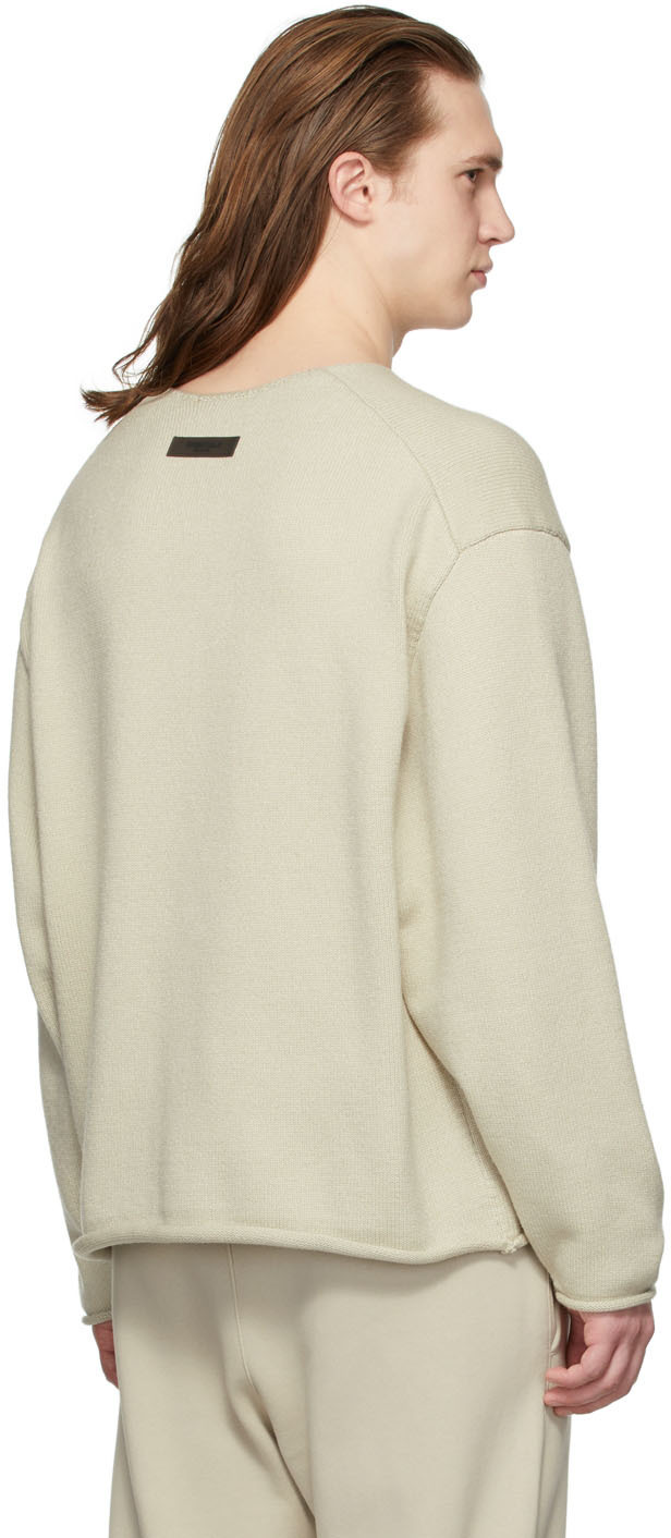 Raw Edge Sweater Top- Yellow