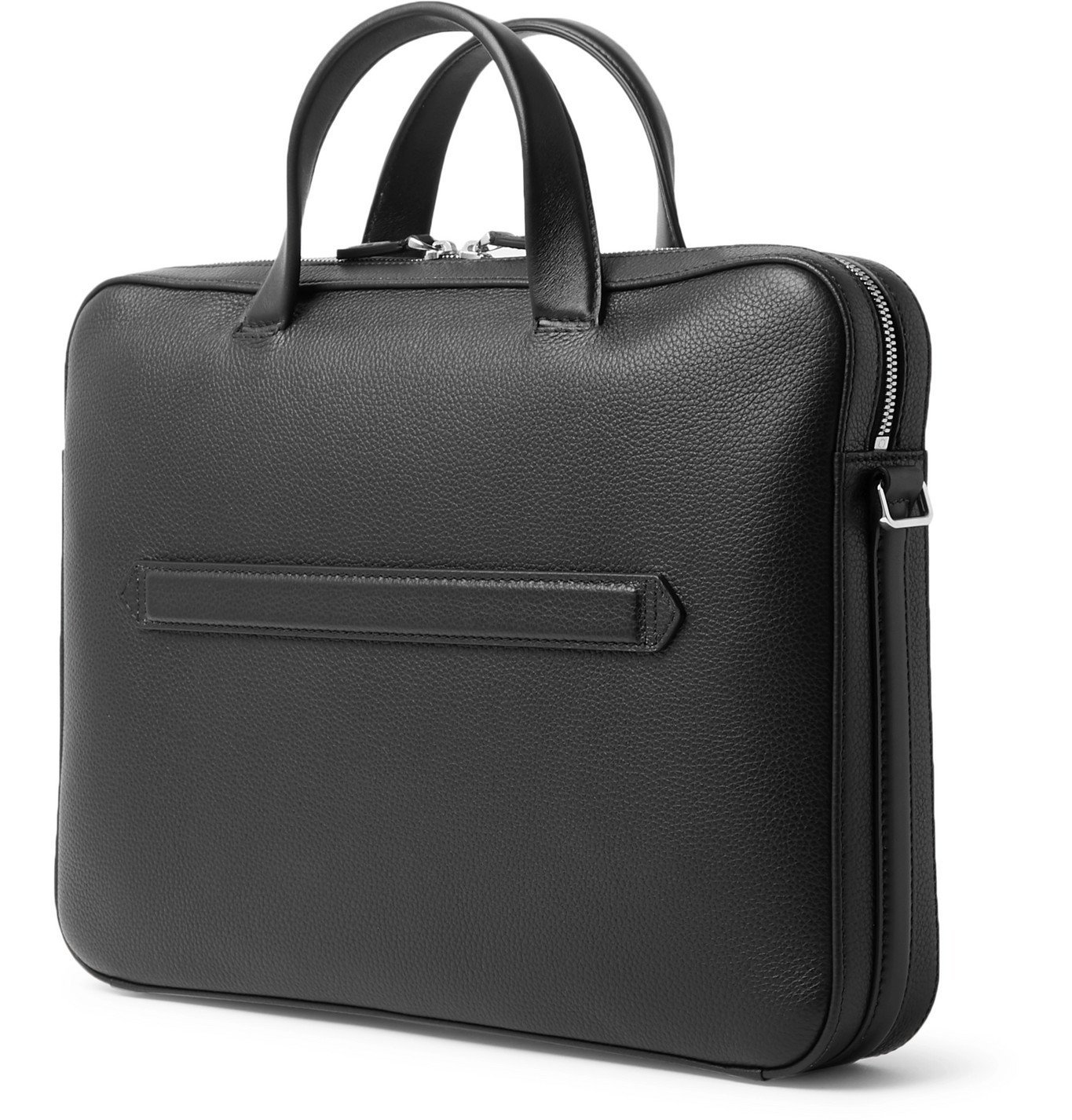 Montblanc - Full-Grain Leather Briefcase - Black Montblanc