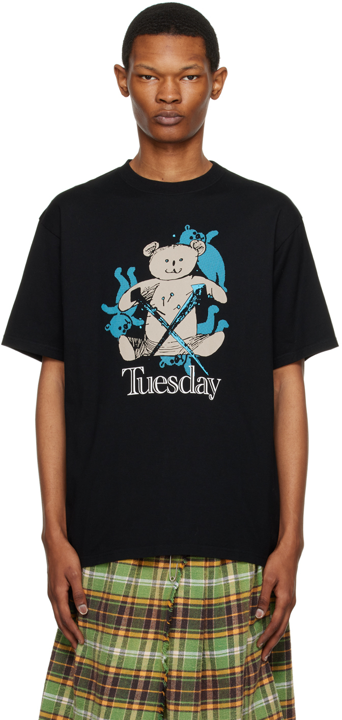 UNDERCOVER Black 'Tuesday' T-Shirt Undercover