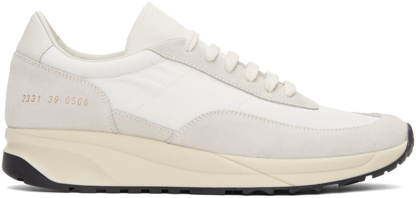 Photo: Common Projects White Track 80 Low Sneakers