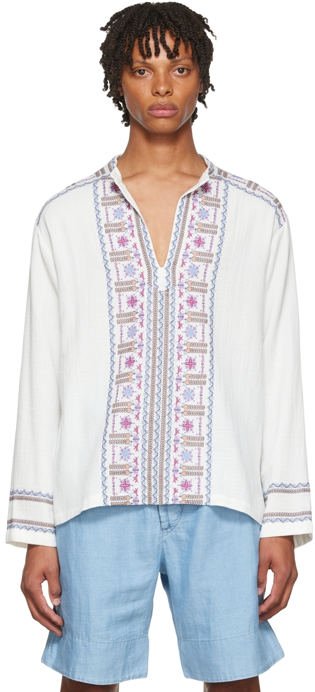 Isabel Marant White Cikariah Shirt Isabel Marant