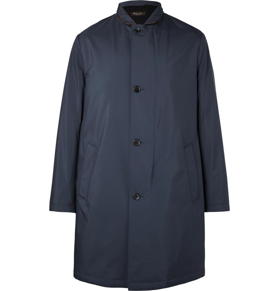 Loro Piana - Sebring Windmate Storm System Suede-Trimmed Shell Coat ...