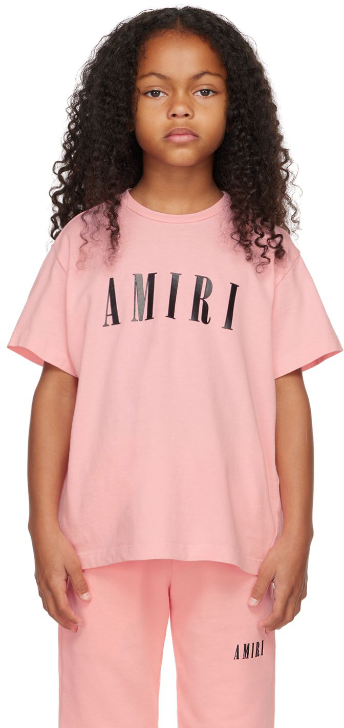 AMIRI Kids Pink Bonded T-Shirt Amiri
