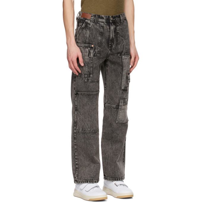 Andersson Bell Black Wide Patchwork Jeans Andersson Bell