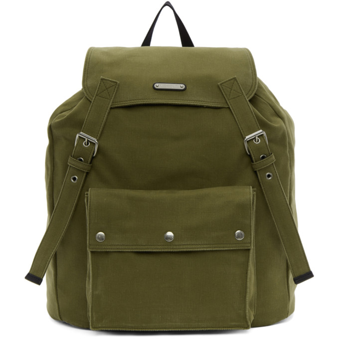 Saint Laurent Khaki Noe Backpack Saint 
