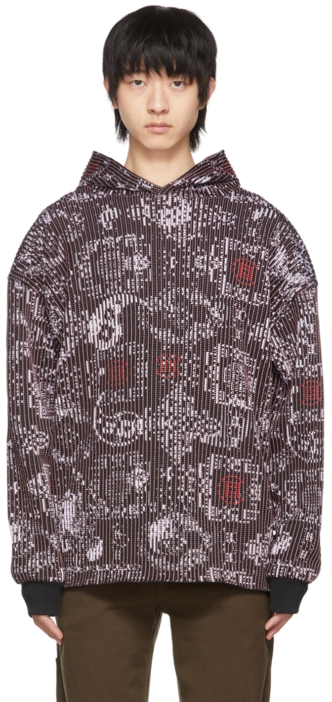 black polyester hoodie