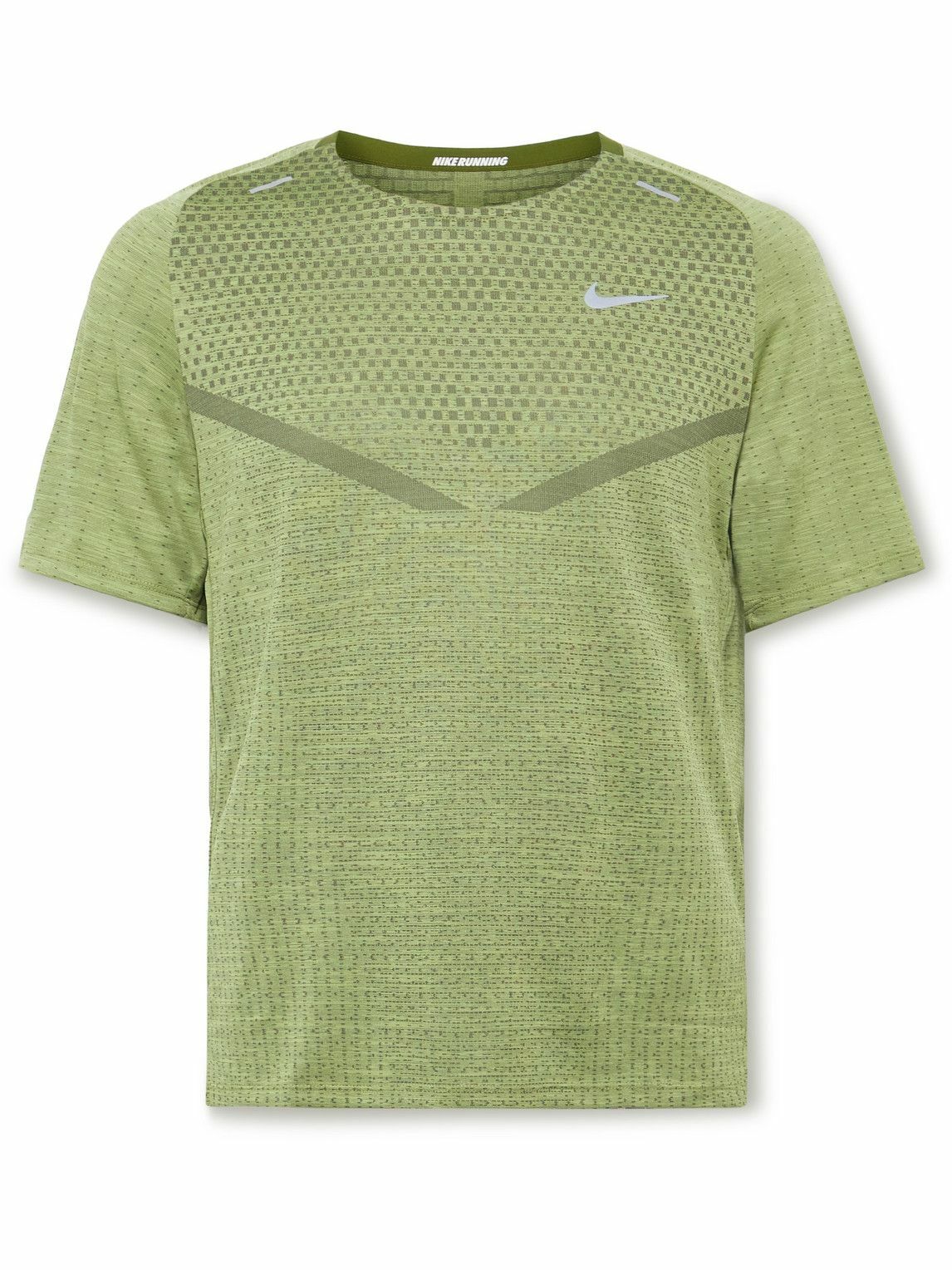 Photo: Nike Running - Recycled Dri-FIT ADV Running T-Shirt - Green