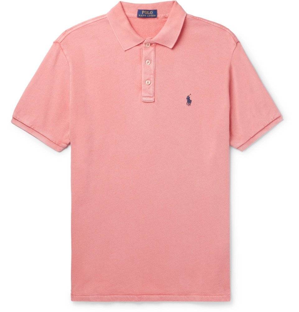 Polo Ralph Lauren - Slim-Fit Loopback Cotton-Jersey Polo Shirt ...