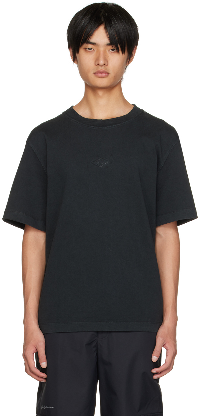 Han Kjobenhavn Black Distressed T-Shirt Han Kjobenhavn