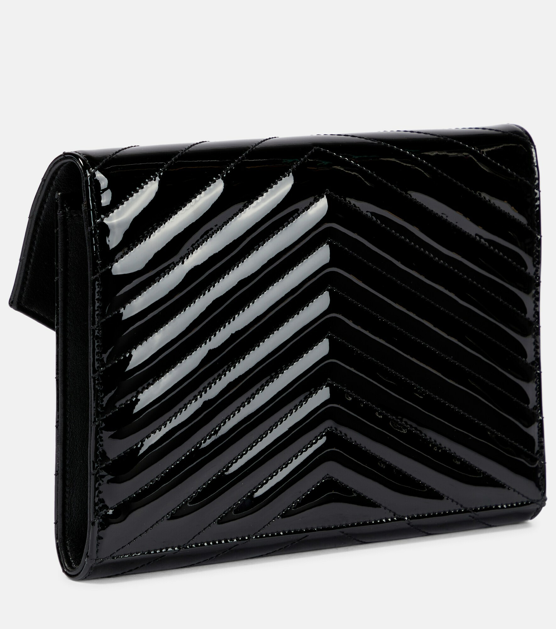 Saint Laurent Cassandre Small leather wallet on chain Saint Laurent