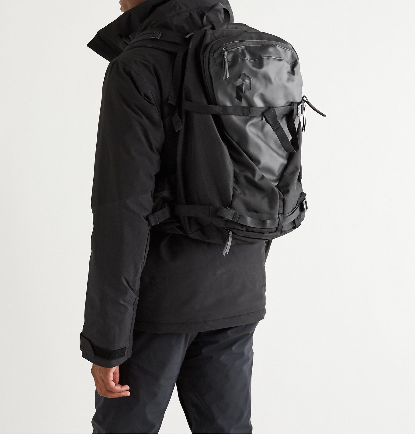 Peak Performance - Vertical Tarpaulin and Nylon Ski Backpack - Black ...