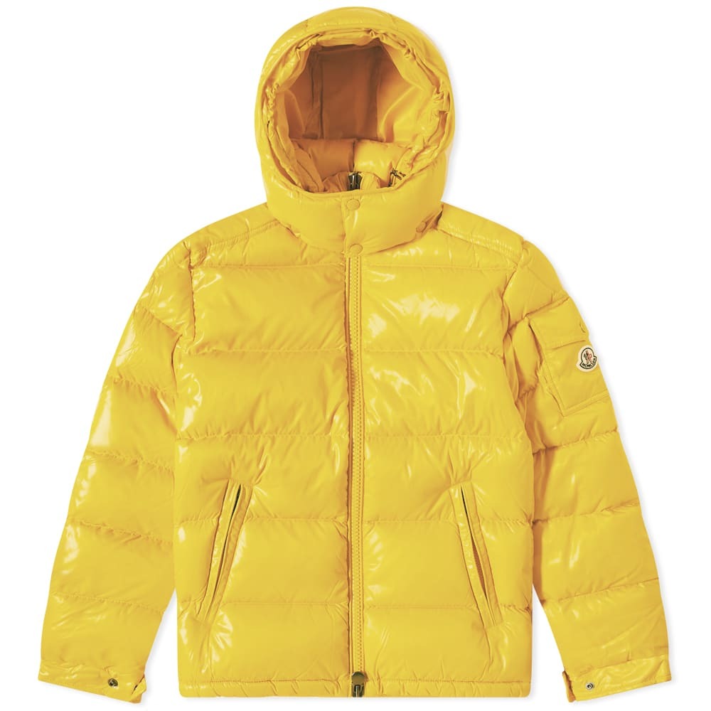 Moncler Men's Maya Down Jacket in Yellow Moncler