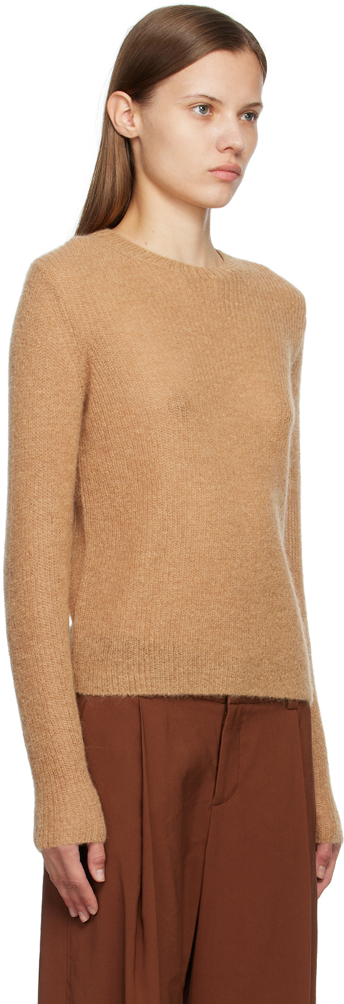 Vince Brown Brushed Sweater Vince