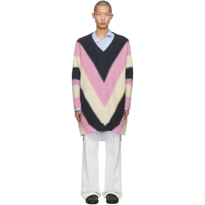 loewe pink sweater