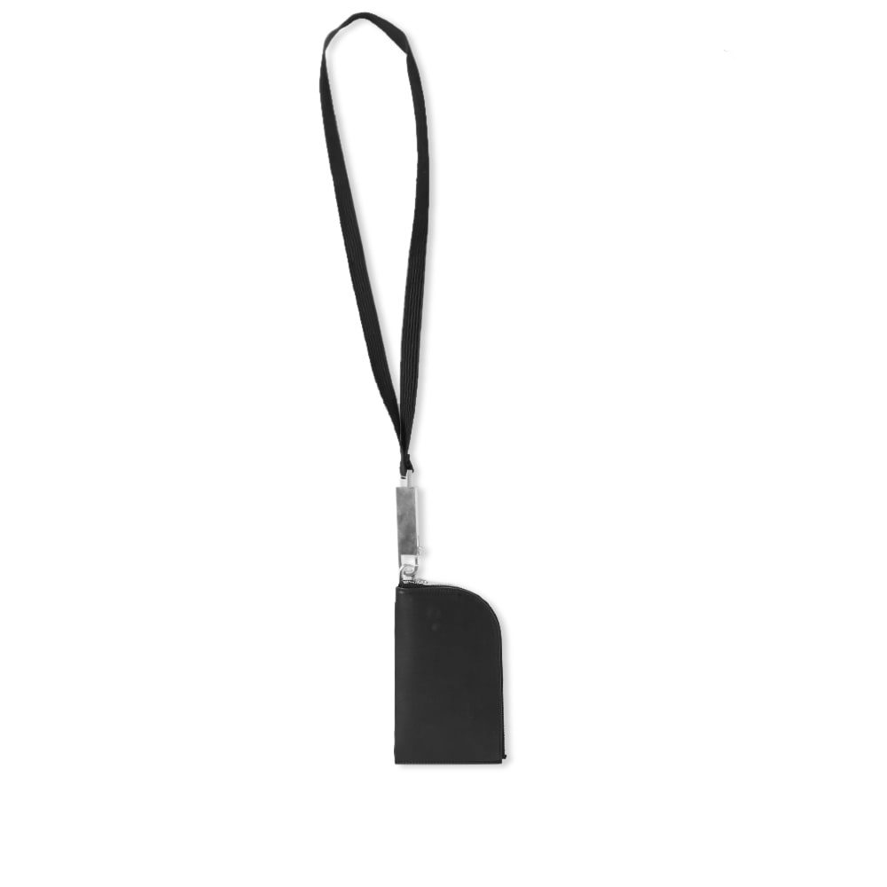 rick owens neck wallet
