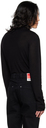 032c Black Seamless Sweater
