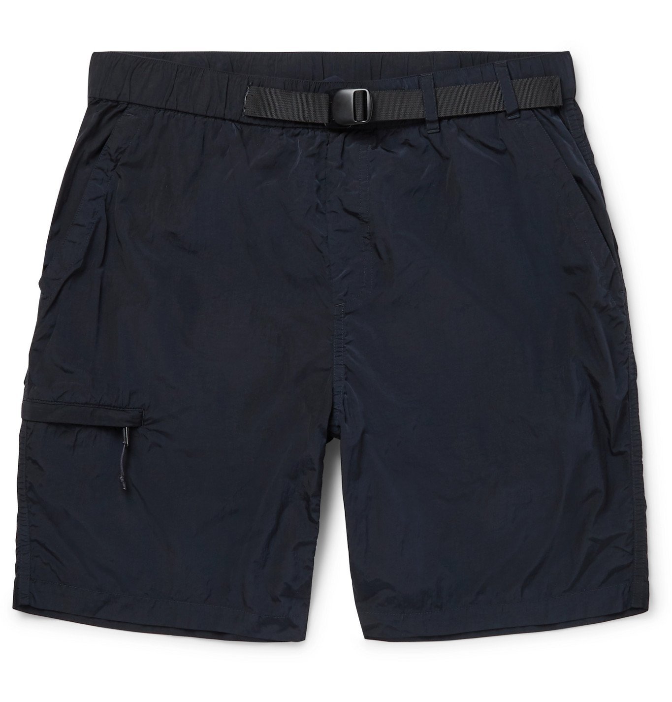 Luther Belted Garment-Dyed Nylon Shorts 