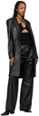 Reformation Black Veda Crosby 90s Leather Jacket