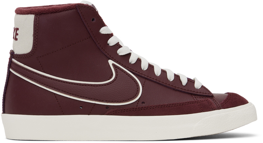 nike blazer burgundy