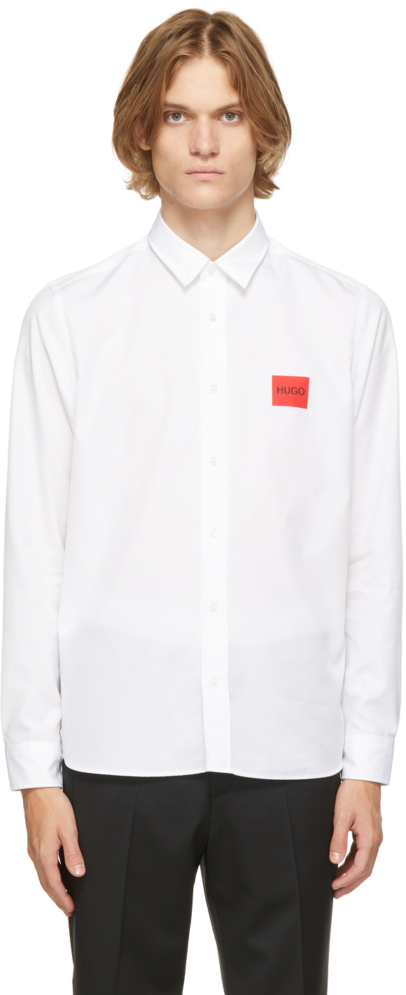 Hugo White Emero Shirt Hugo Boss