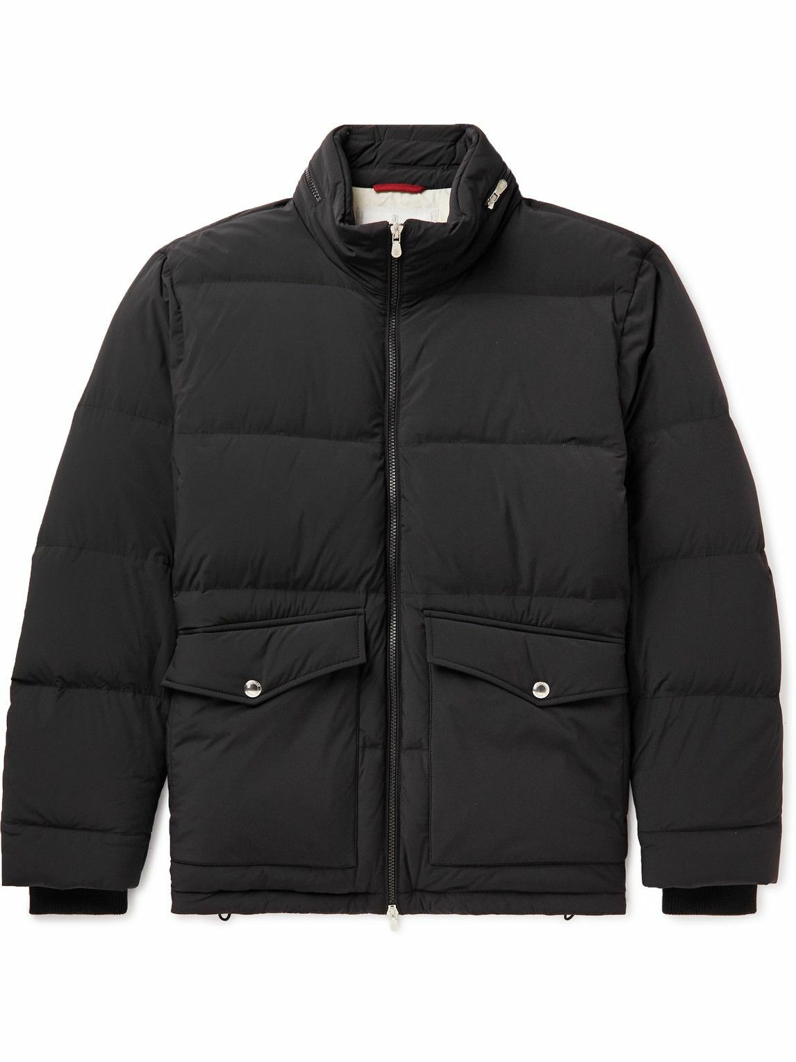 Brunello Cucinelli - Quilted Shell Hooded Down Jacket - Black Brunello ...