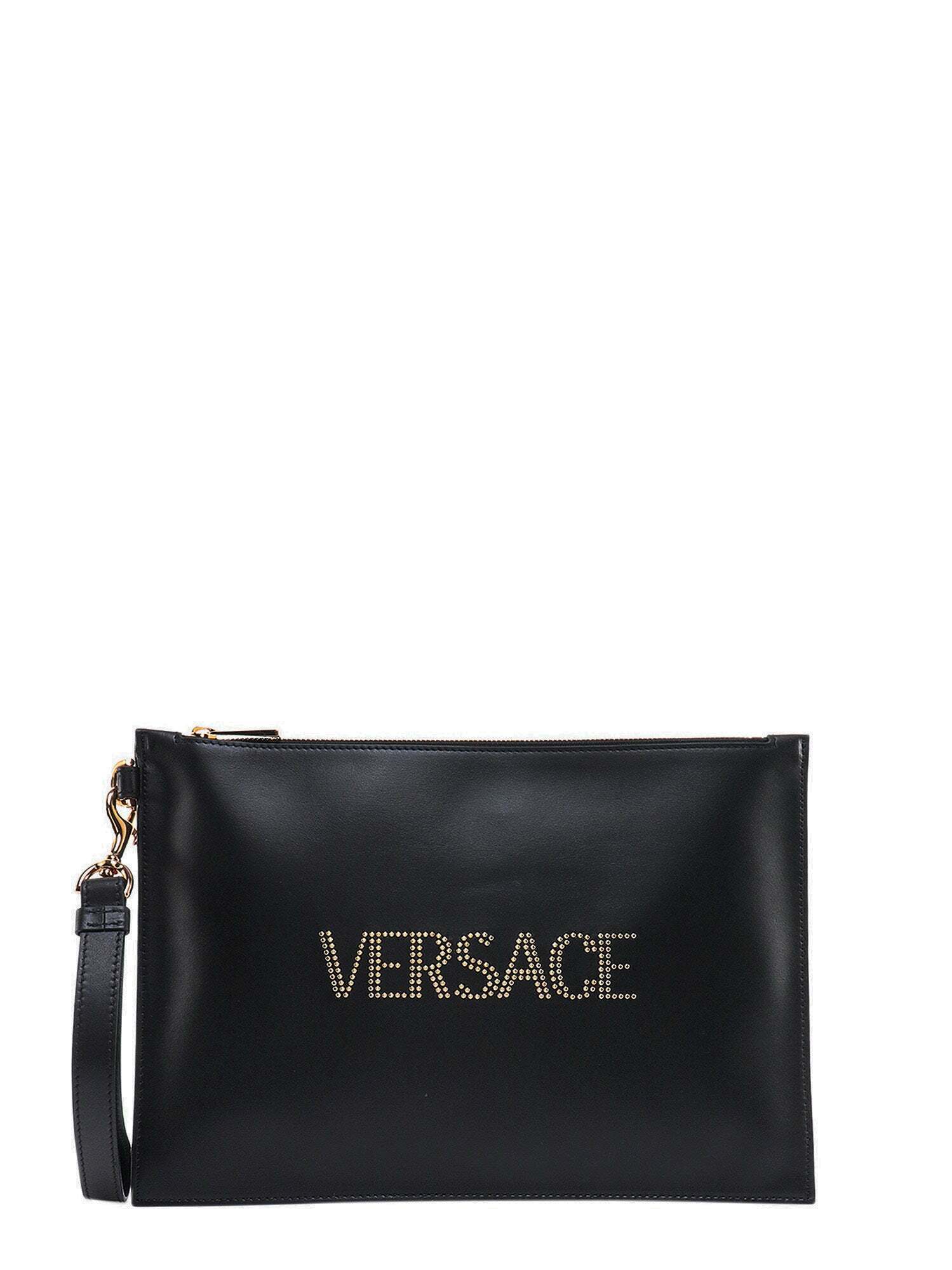 Versace Clutch Black Mens Versace