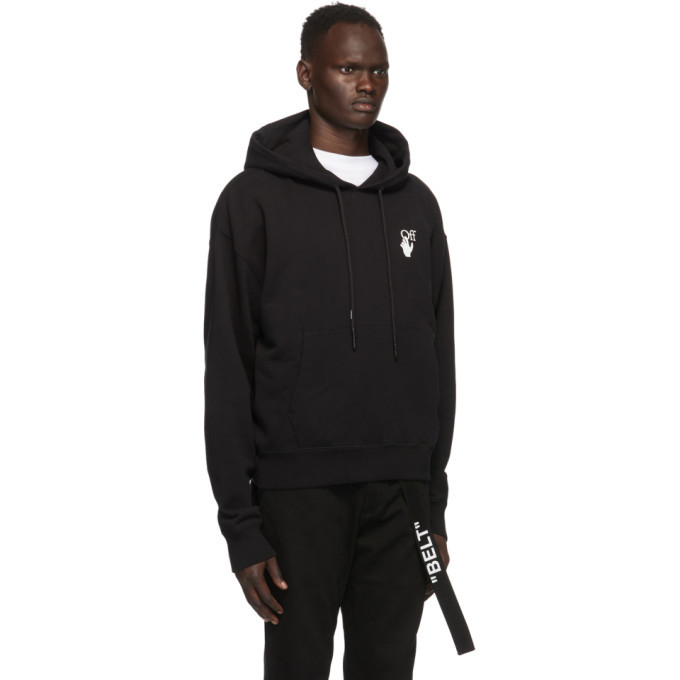 off white cut here hoodie