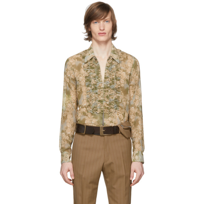 Dries Van Noten Green Cardinale Floral 