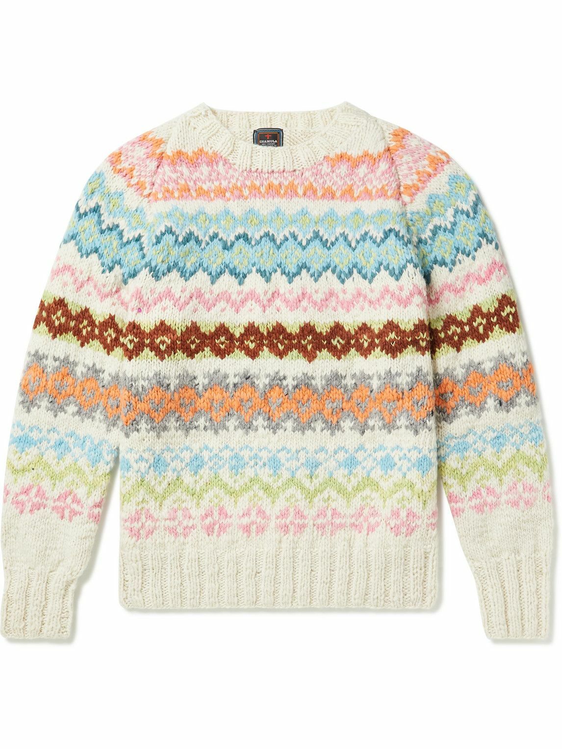 Chamula - Fair Isle Merino Wool Sweater - Multi Chamula