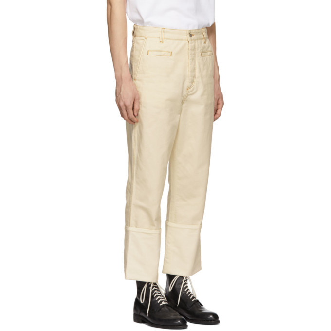 loewe white jeans