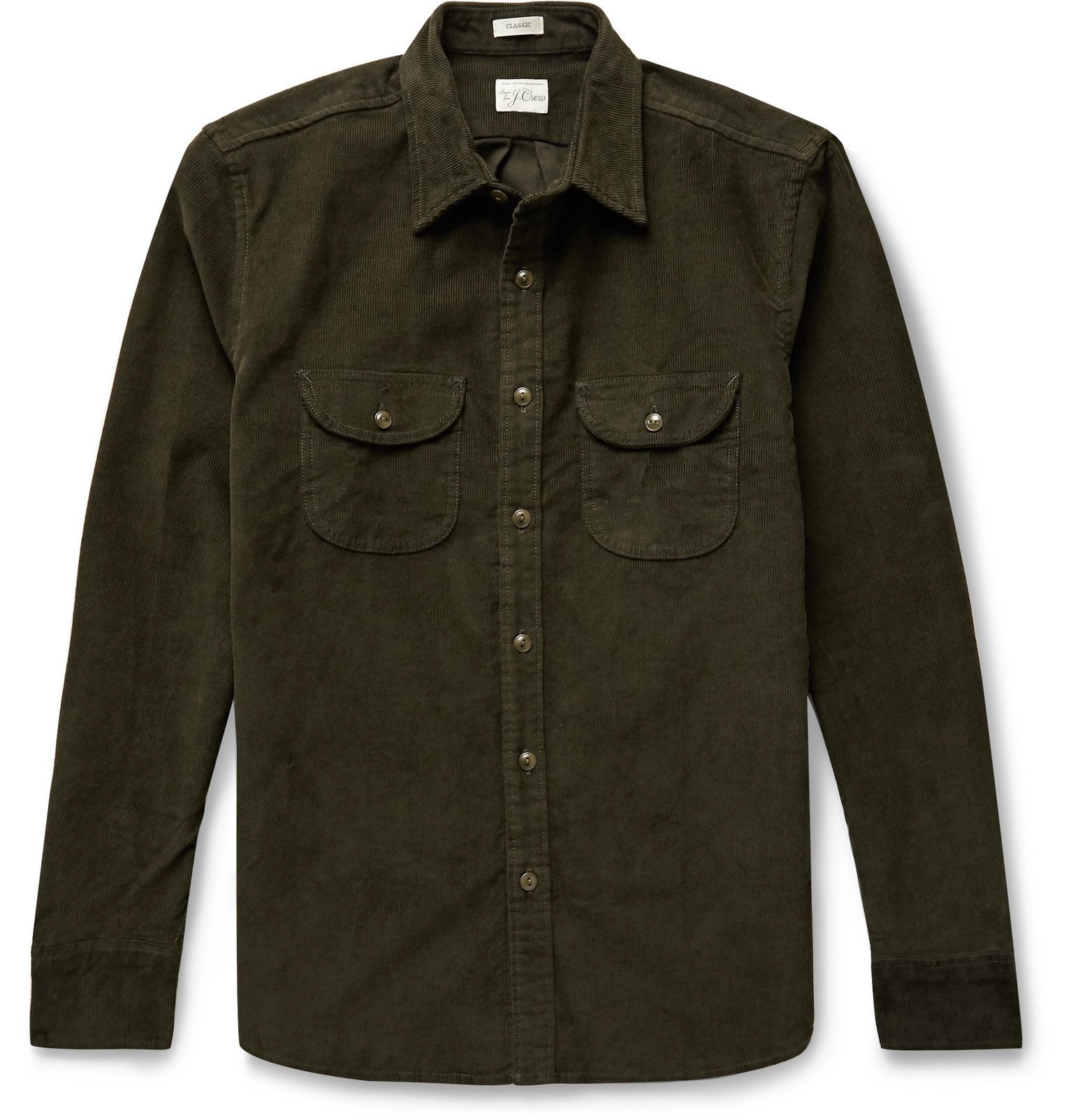 jcrew corduroy shirt