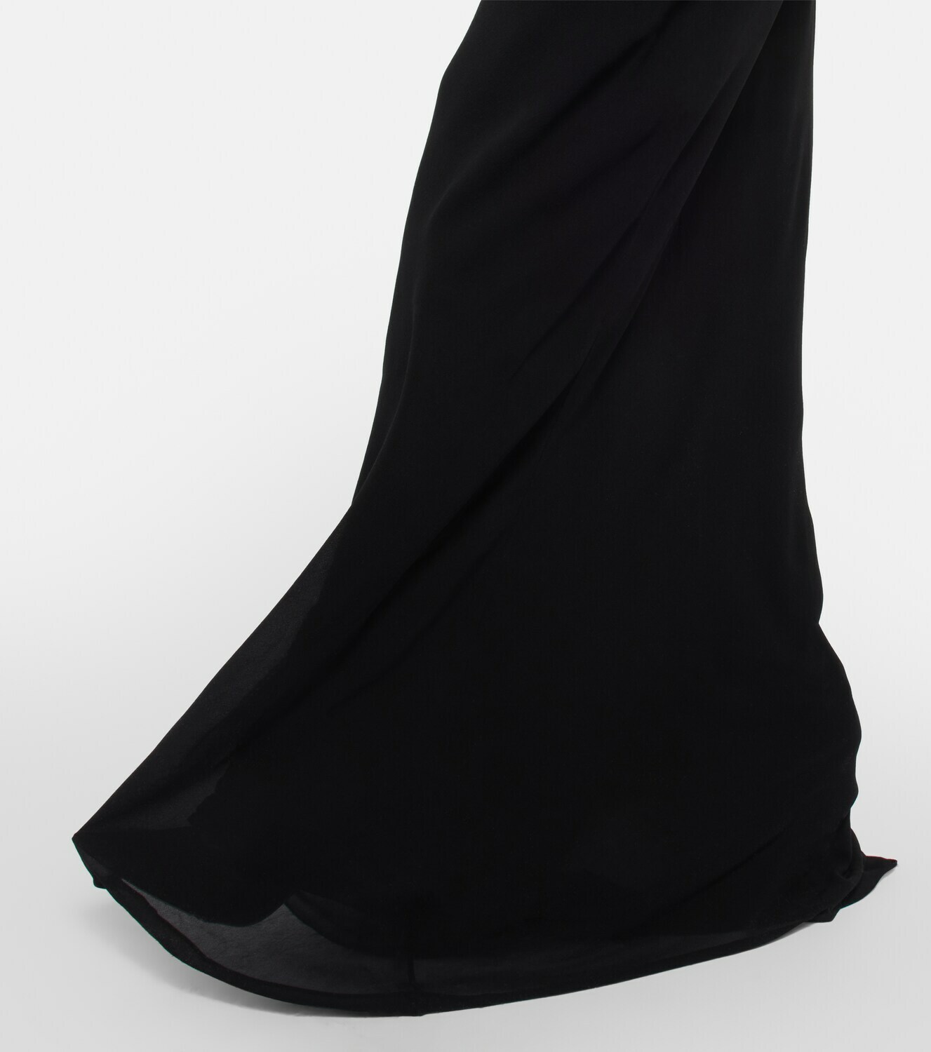 Saint Laurent - Silk georgette maxi dress Saint Laurent