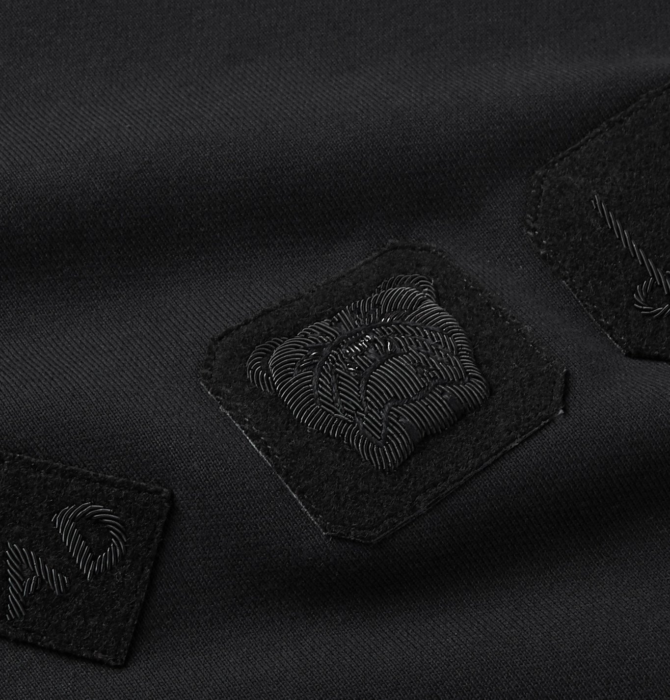 Dunhill - Hallmark Appliquéd Loopback Cotton-Jersey Sweatshirt - Black ...