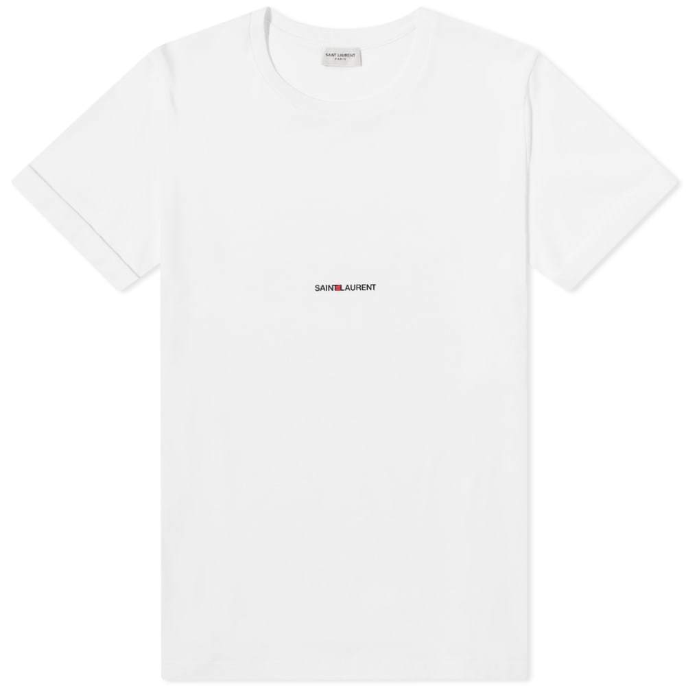 saint laurent logo tee