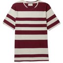 Oliver Spencer - Conduit Striped Cotton-Jersey T-Shirt - Burgundy