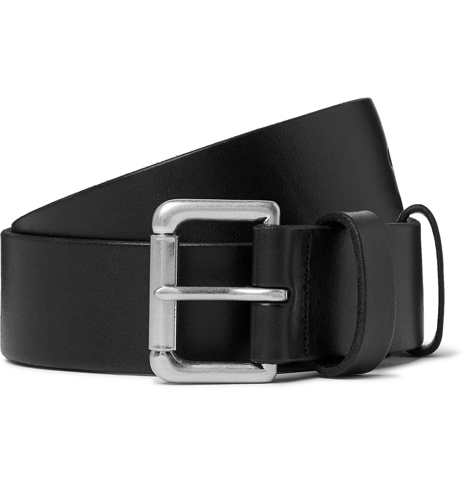 Polo Ralph Lauren 4cm Leather Belt Black Polo Ralph Lauren