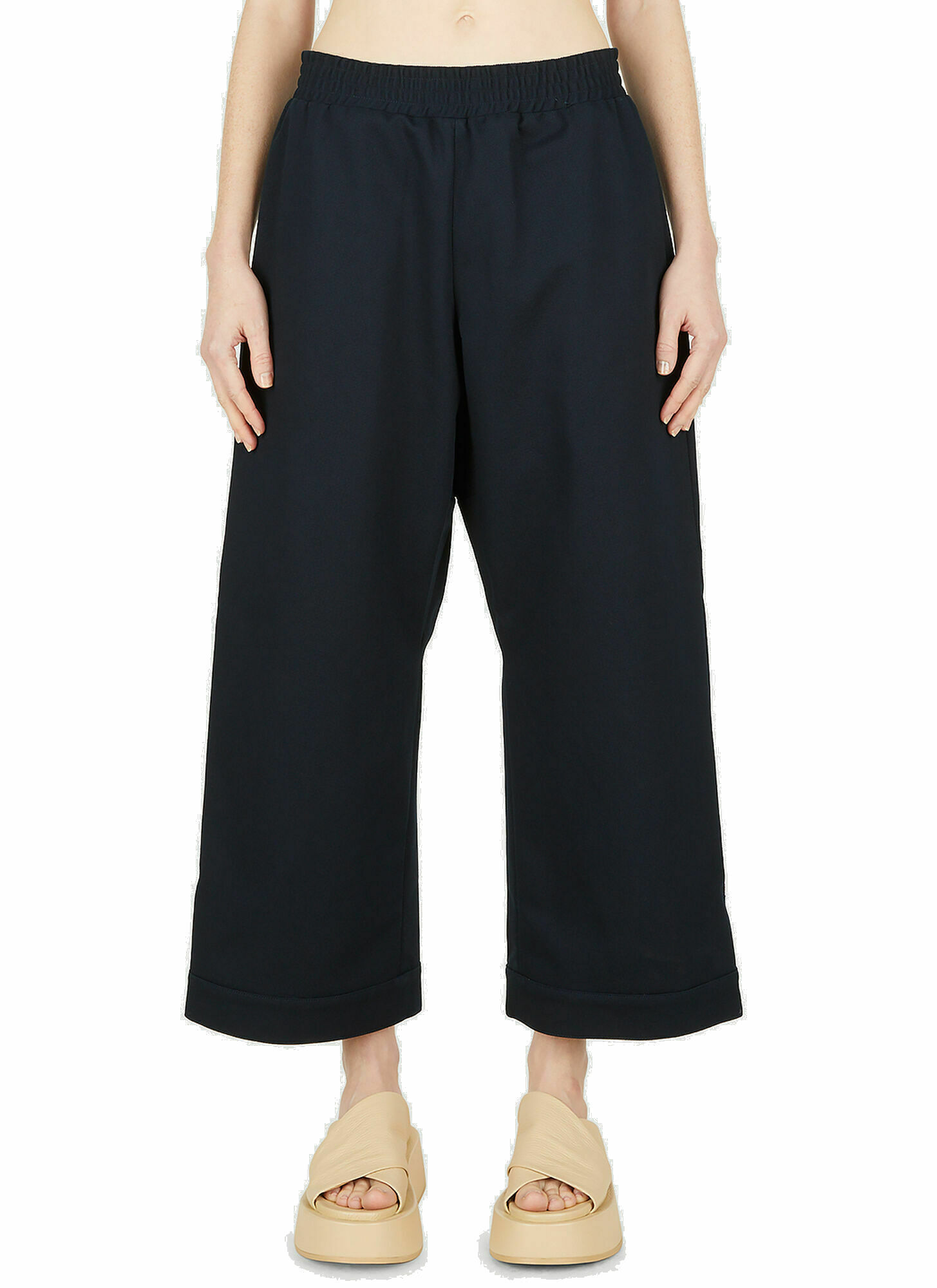 Wide Leg Pants in Navy Plan C