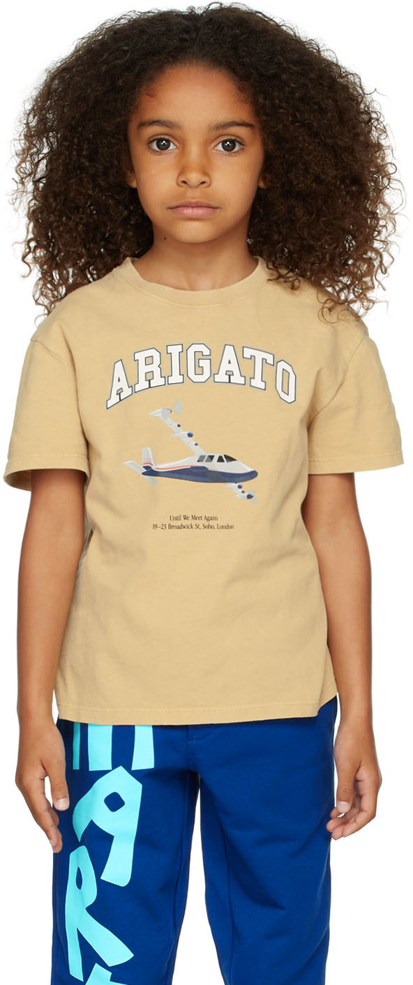 Axel Arigato Kids Tan Voyage T-Shirt Axel Arigato