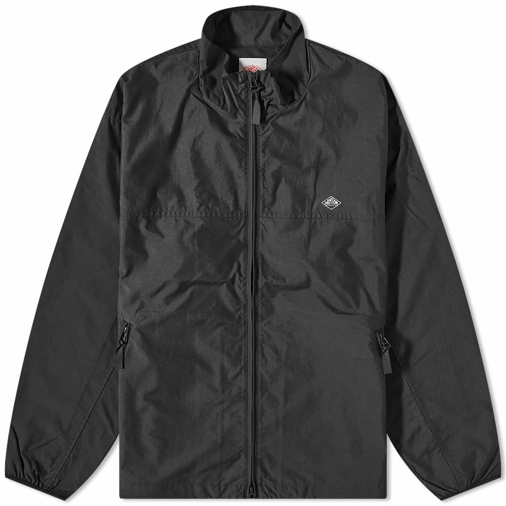 Danton Men's Nylon Stand Collar Jacket in Black Danton