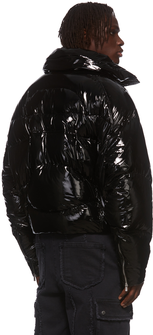 glossy bubble jacket