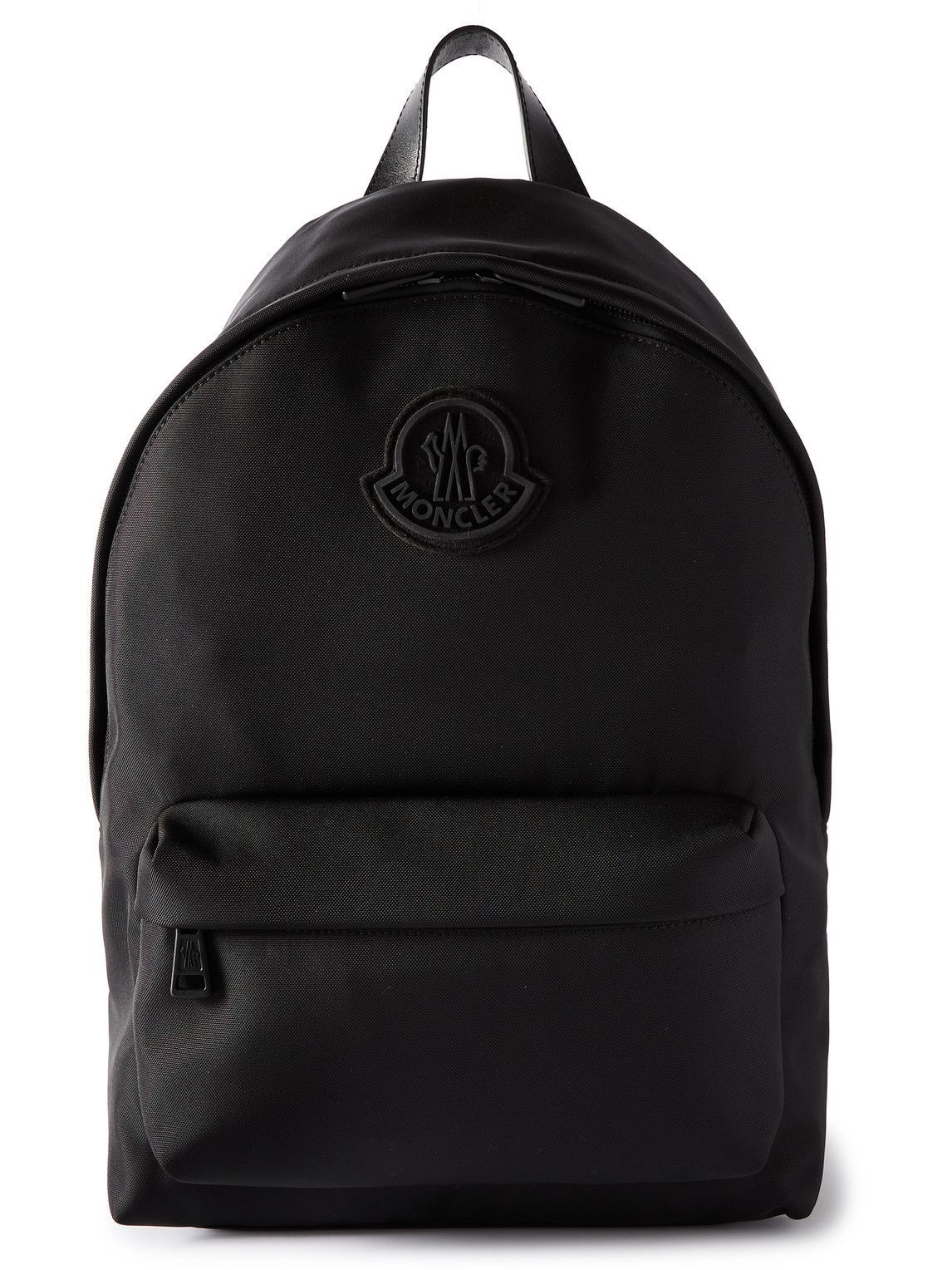 Moncler - Pierrick Logo-Appliquéd Leather-Trimmed Nylon Backpack Moncler