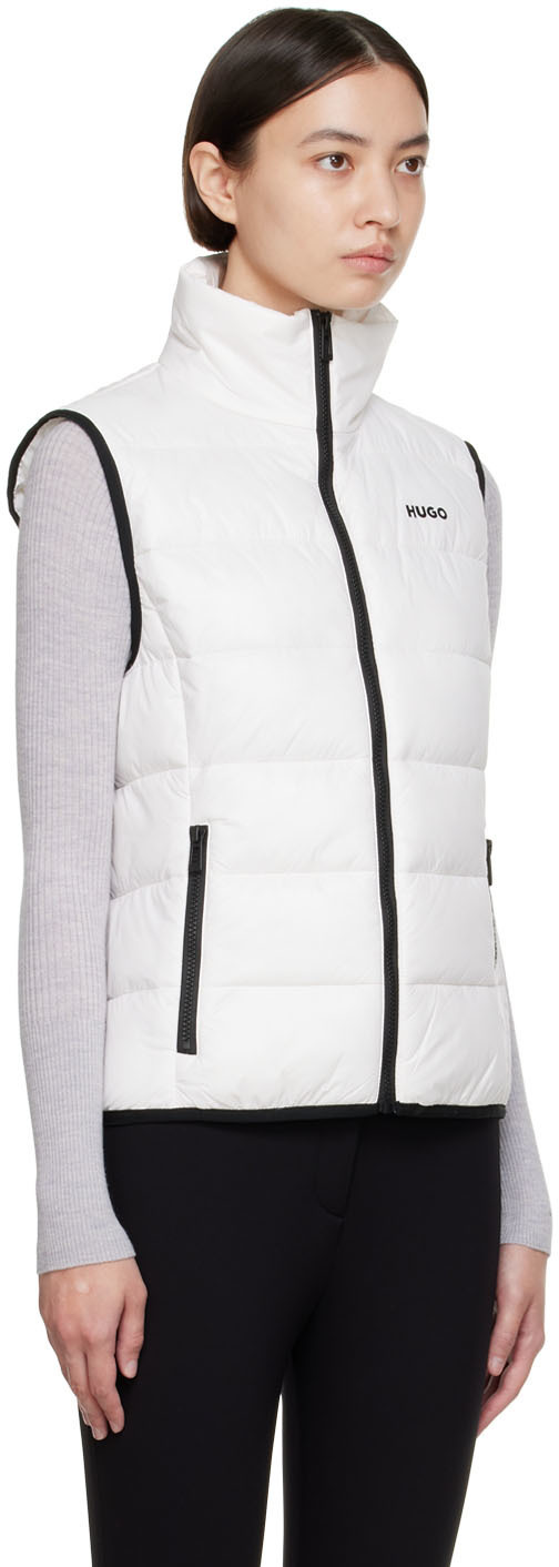 white hugo boss vest