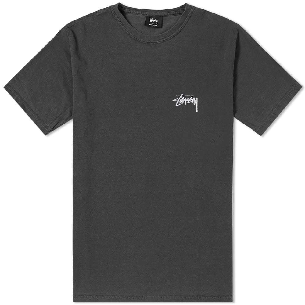 Stussy Ace Pigment Dyed Tee Black Stussy