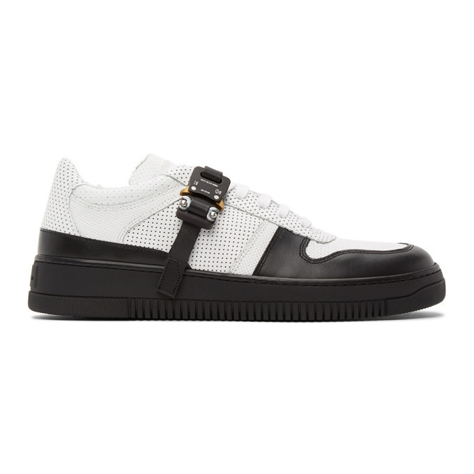 Photo: 1017 ALYX 9SM White and Black Buckle Sneakers